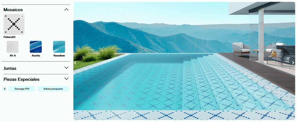 Piscine mosaïque patterns collections